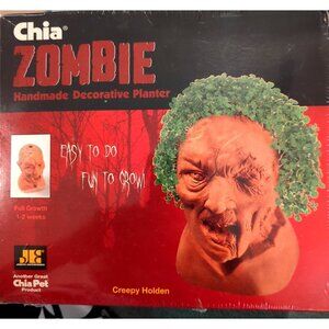 Chia Pet Zombie Creepy Holden NEW- in Box Factory Sealed 2014 Joseph Enterprises
